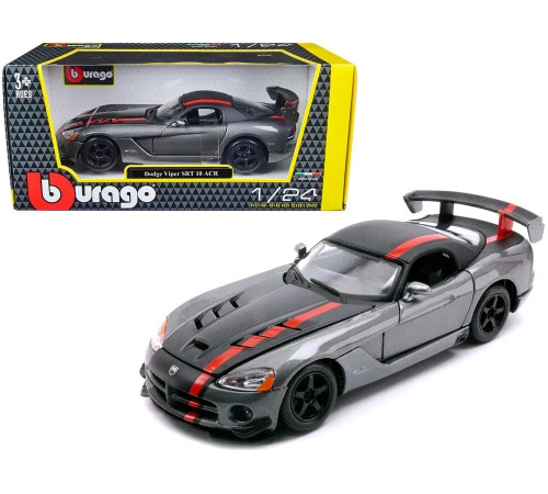 bburago 18-22114 Модель автомобиля  dodge viper srt10 acr" (1:24) в асс.