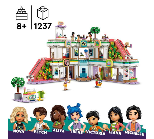 lego friends 42604 constructor "mallul din orasul heartlake" (1237 el.)