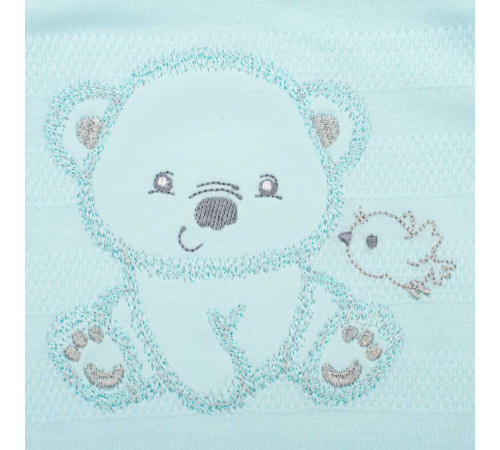 new baby 41164 set de 4 piese pentru nou-născuți "bear" m.50 (0 luni+) albastru