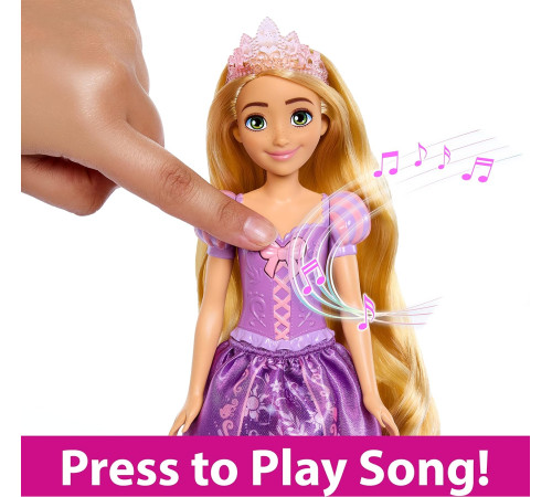 disney princess hpd41 papusa "rapunzel care canta"