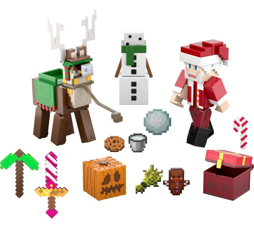 mattel hxm86 calendarul advent "minecraft"