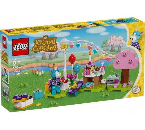 lego animal crossing 77046 constructor "petrecerea de ziua de nastere a lui julian" (170 el.)