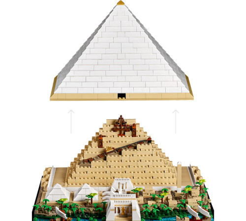 lego architecture 21058 constructor "piramida lui giza" (1476 el.)