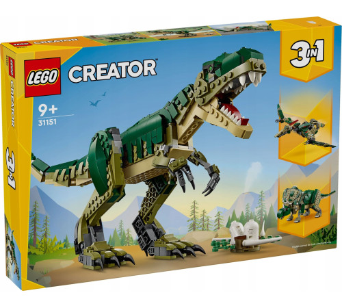  lego creator 31151 constructor 3 in 1 "t. rex " (626 el.)