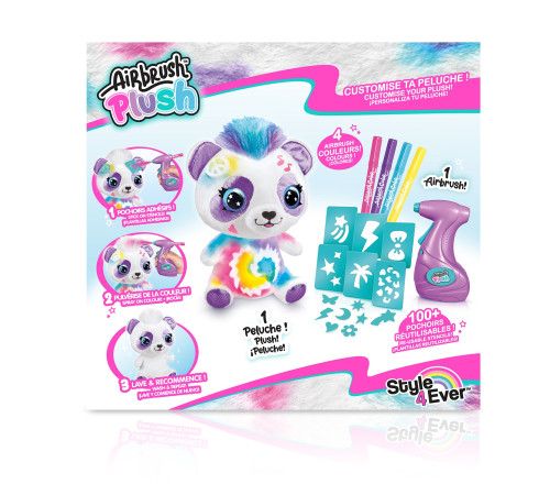 canal toys 257cl Набор для творчестве diy airbrush plush "Панда" (25 см.)