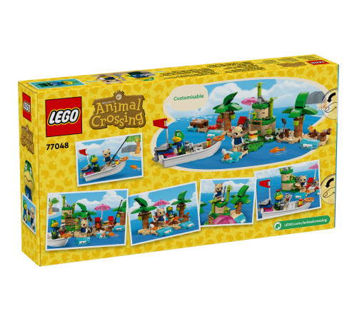 lego animal crossing  77048 constructor "turul de insula in barca al lui kapp`n" (233 el.)