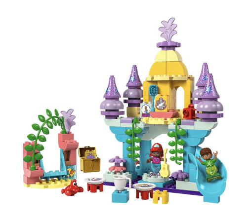 lego duplo 10435 constructor "castel subacvatic magic al lui ariel" (116 el.)