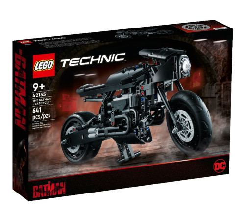  lego technic 42155 Конструктор "Бэтцикл Бэтмена" (641 дет.)