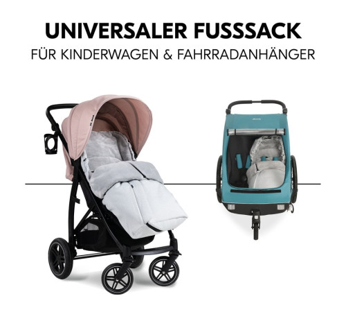 hauck Спальный мешок pushchair footmuff winter grey