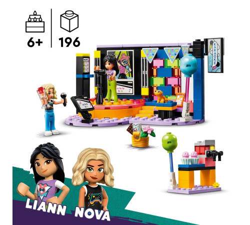 lego friends 42610 constructor "petrecere cu karaoke" (196 el.)