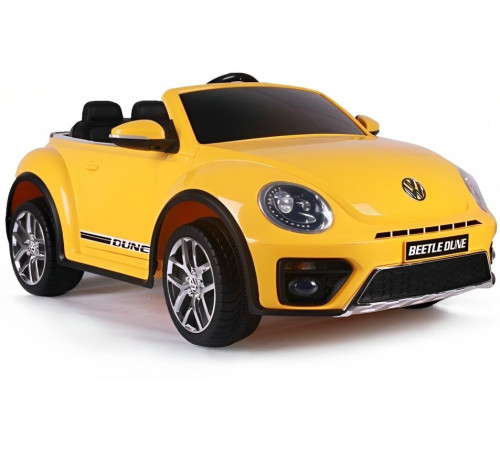  kikkaboo 31006050368  Машина на аккумуляторе "volkswagen beetle" (жёлтый)