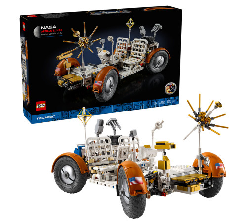 lego technic 42182 constructor "roverul selenar nasa" (1913 el.)