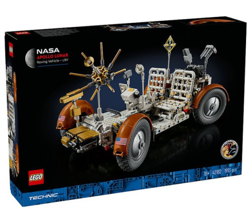 lego technic 42182 constructor "roverul selenar nasa" (1913 el.)