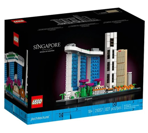  lego architecture 21057 Конструктор "Сингапур" (827 дет.)