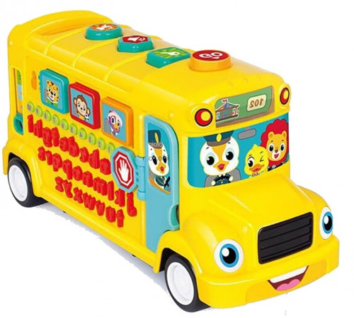  hola toys 3126 Развивающая игрушка "Школьный автобус" 