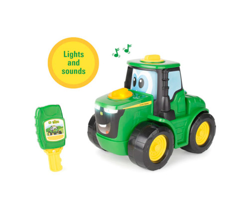 tomy 47500 jucărie interactivă "johnny tractor"