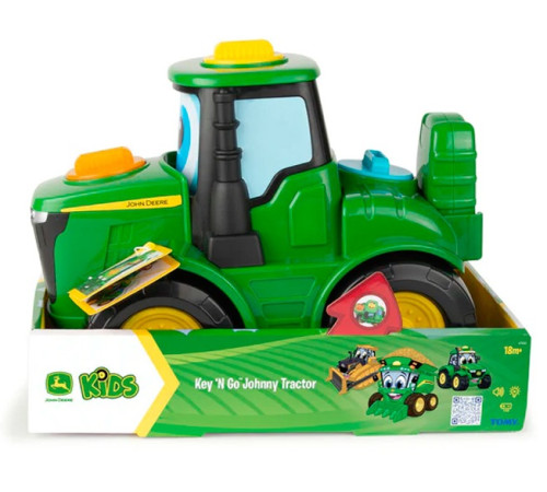 tomy 47500 jucărie interactivă "johnny tractor"