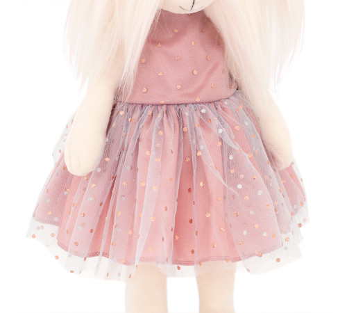 orange toys ld5/099 jucărie moale "câine lucky mimi: rochie strălucitoare" (25 cm.)