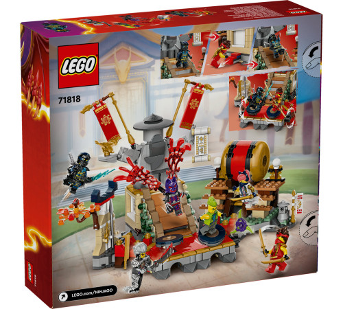 lego ninjago 71818 Конструктор "Турнирная боевая арена" (659 дет.)