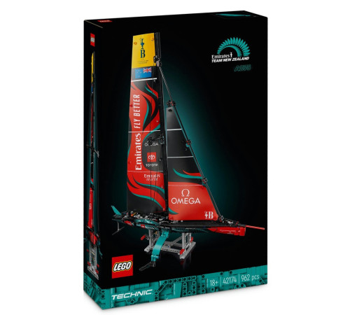 lego technic 42173 constructor "iahtul emirates team new zealand" (962 el.)