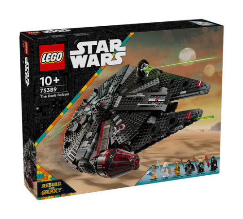 lego star wars 75389 constructor "falcon intunecat" (1579 el.)