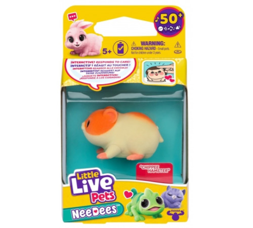 little live pets 26655 animal de companie interactiv "needees" (in sort.)