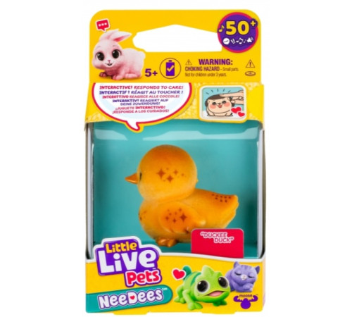 little live pets 26655 animal de companie interactiv "needees" (in sort.)