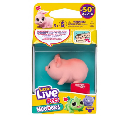 little live pets 26655 animal de companie interactiv "needees" (in sort.)