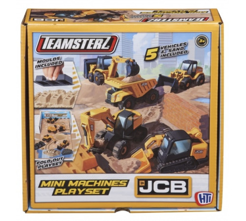 teamsterz 1417259 set de joc "jcb mini sand machines"