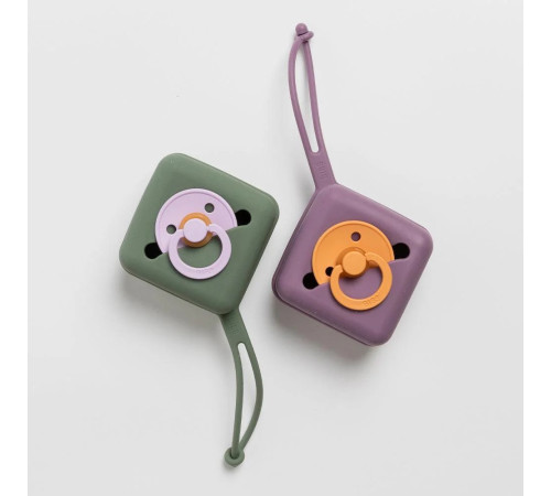 bibs container pentru depozitarea suzetelor "pacifier case" blush