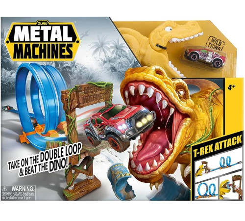 zuru metal machines 6702 Игровой набор "Ти-Рекс"