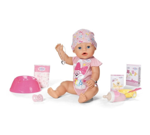 zapf creation 835005 papusa interactiva baby born “magic girl” (43 cm)