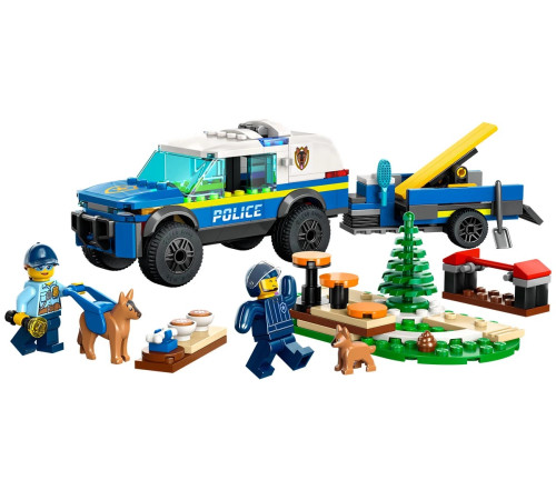 lego city 60369 constructor "antrenament pentru câini de poliție" (178 el.)