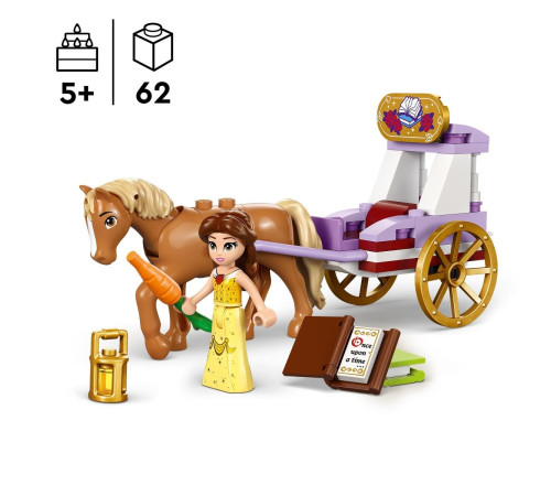 lego disney 43233 Конструктор "Карета принцессы Белль" (62 дет.)