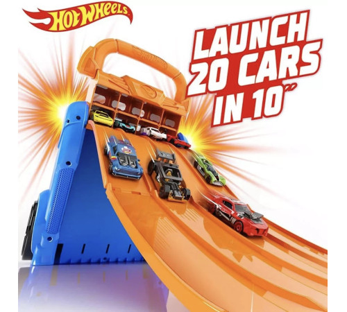 hot wheels hwcc14 Портативный Трек-контейнер 2в1