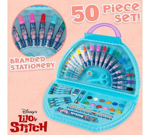 diakakis stc-1112 set de pictura "disney stitch" (50 piese)