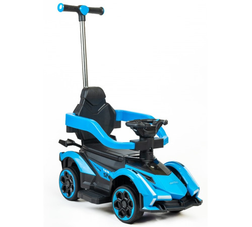  baby mix 55002 mașină pentru copii cu mâner speed ​​albastru