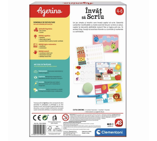 as kids 1024-50842 joc educativ agerino «invat sa scriu»