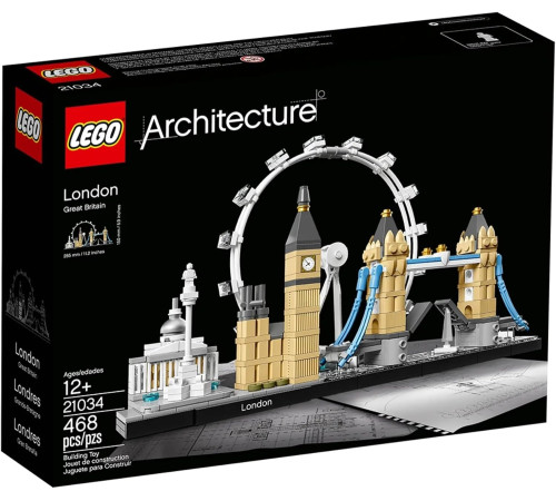 lego architecture 21034 constructor "londra" (468 el.)