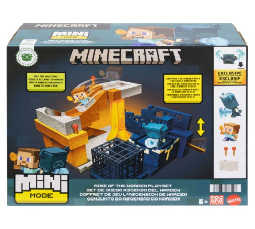 mattel minecraft hxt72 set  de joc "rise of the varden"