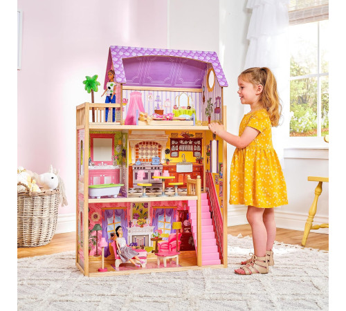 kidkraft 65092-msn casă pentru păpuși "kayla"