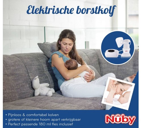 nuby nv0107005 set suplimentar pentru pompare dubla (180 ml.)