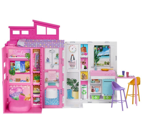  barbie hrj76 set de joc "casa de vacanță barbie"