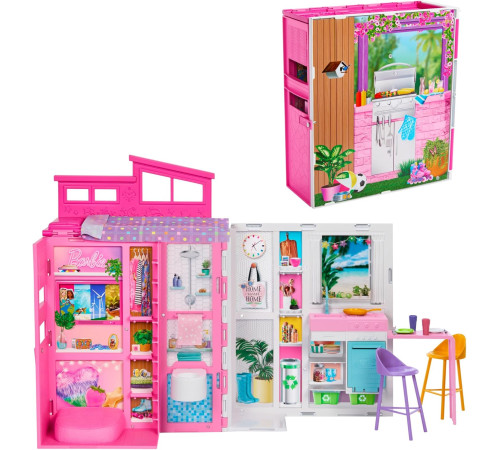 barbie hrj76 set de joc "casa de vacanță barbie"