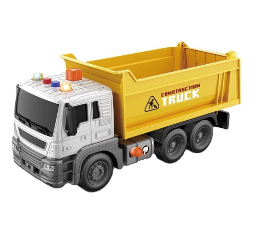 jstoys js101 camion cu remorcă (lumină/sunet) galben