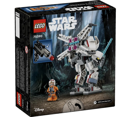 lego star wars 75390 constructor "luke skywalker x-wing mech" (195 el.)