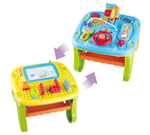 playgo 22263 masa interactiva 2 în 1