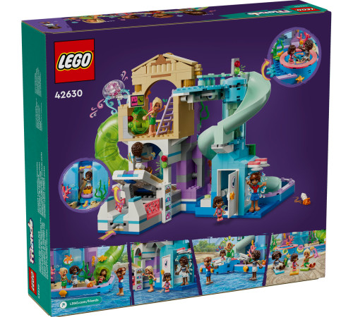 lego friends 42630 Конструктор "Аквапарк в Хартлейк Сити" (814 дет.)