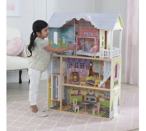 kidkraft 65869-msn casă pentru păpuși kaylee dollhouse