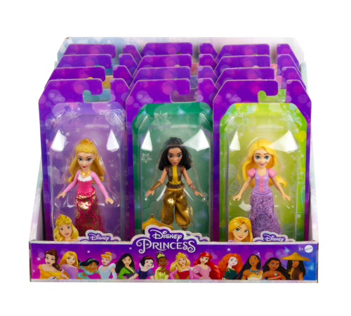 disney princess hpl55 mini-păpușă "prințesă" (in sort.)